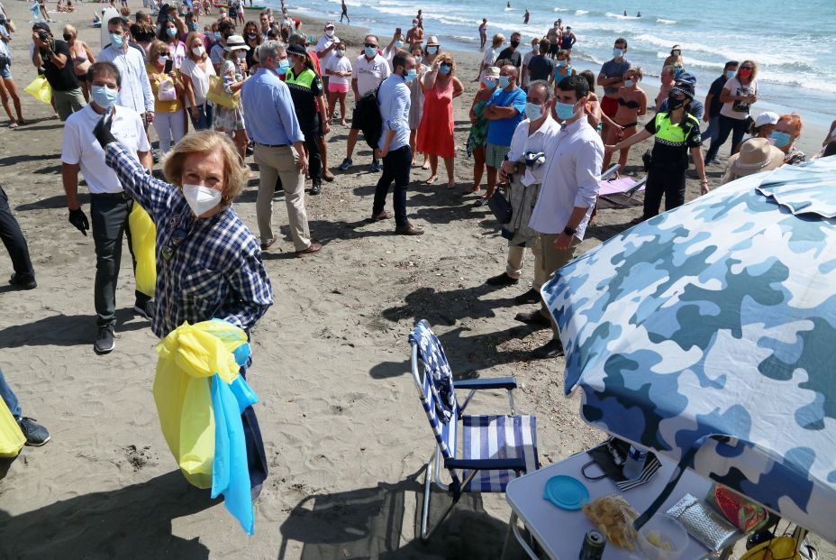 EuropaPress 3327189 reina dona sofia participa campana 1m2 playas mares proyecto libera motivo