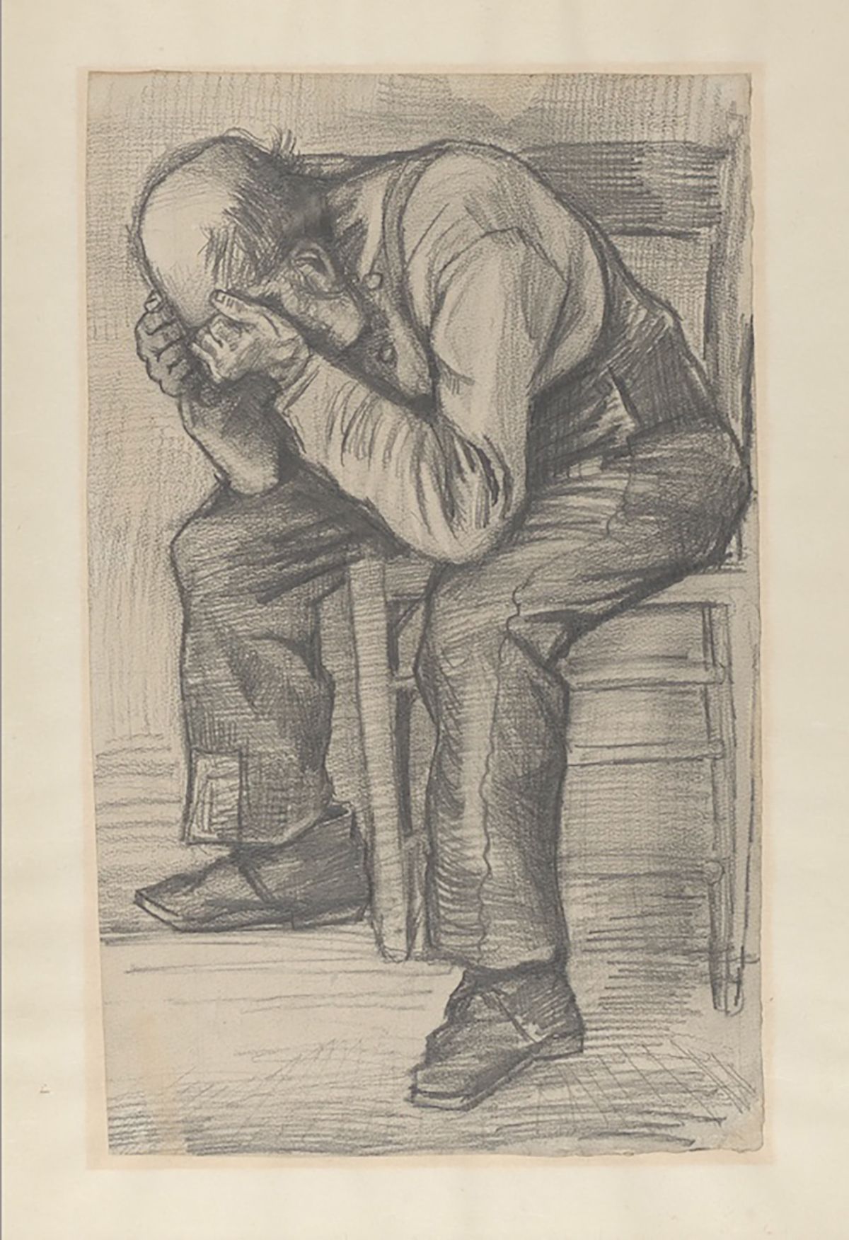 Un hombre mayor destrozado: descubierto un 'nuevo' dibujo de Van Gogh