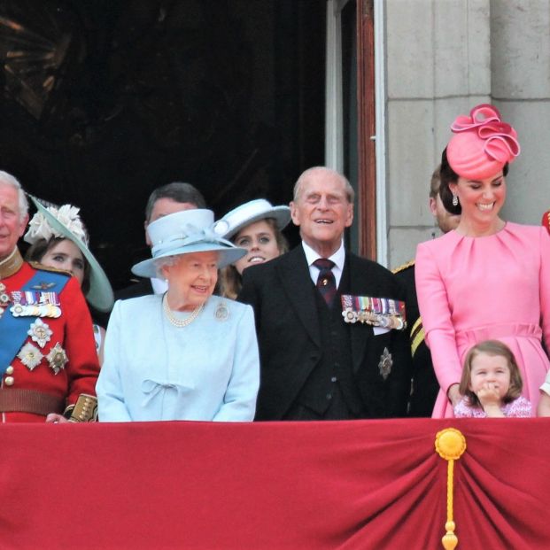 La familia real británica en el cumpleaños de la Reina Isabel (Foto: Bigstock)