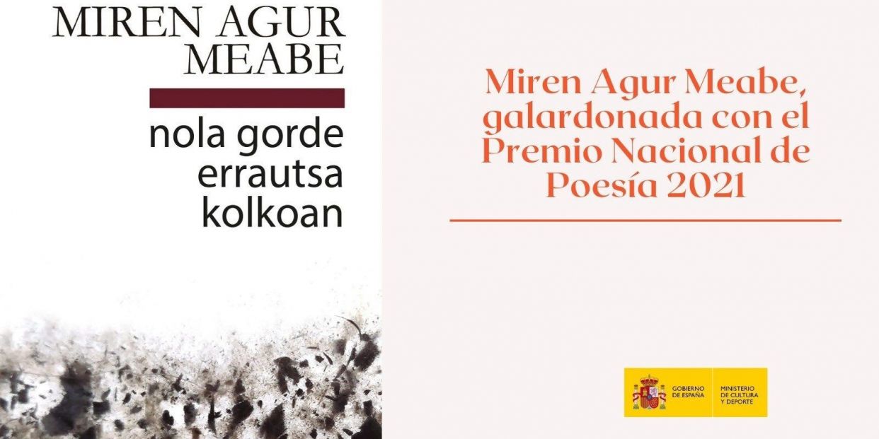 EuropaPress 3951739 miren agur meabe premio nacional poesia obra guardar ceniza pecho