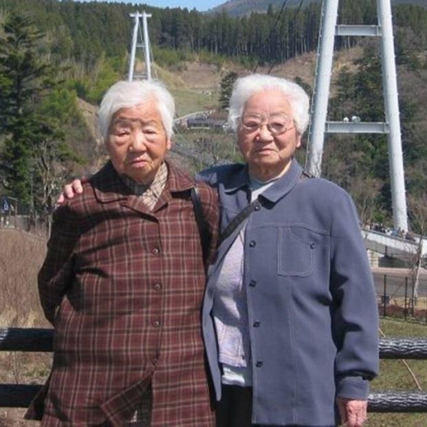 Las gemelas más longevas del mundo son japonesas y tienen 107 años y 10 meses
