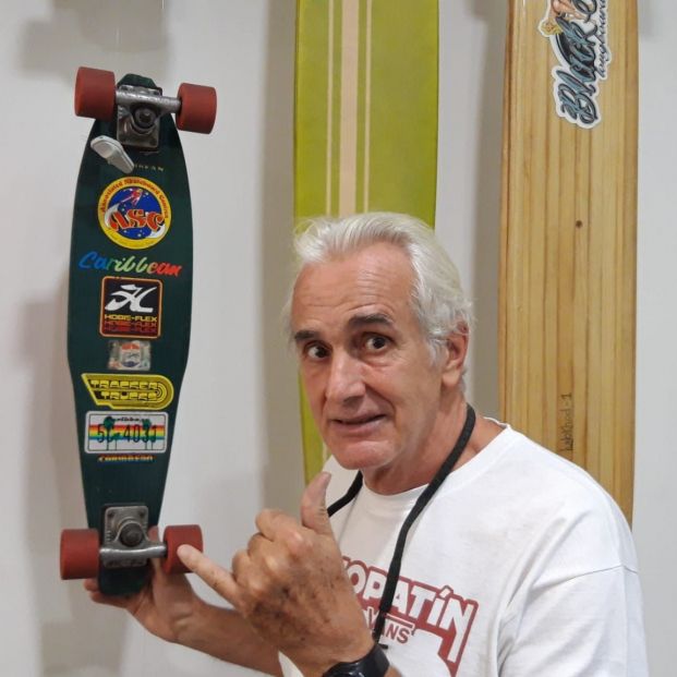 Doc Caribbean, el imparable 'skater' de 68 años: "Yo seguiré hasta que pueda"