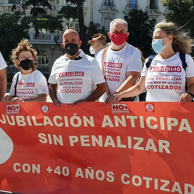 Asjubi40, manifestación en Madrid