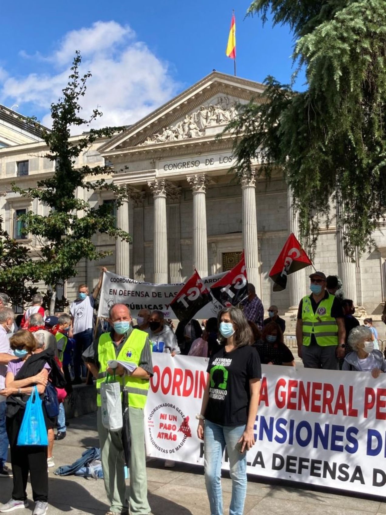 Los pensionistas marchan en Madrid contra Escrivá y por una auditoría de la Seguridad Social (Twitter Otoño Caliente)