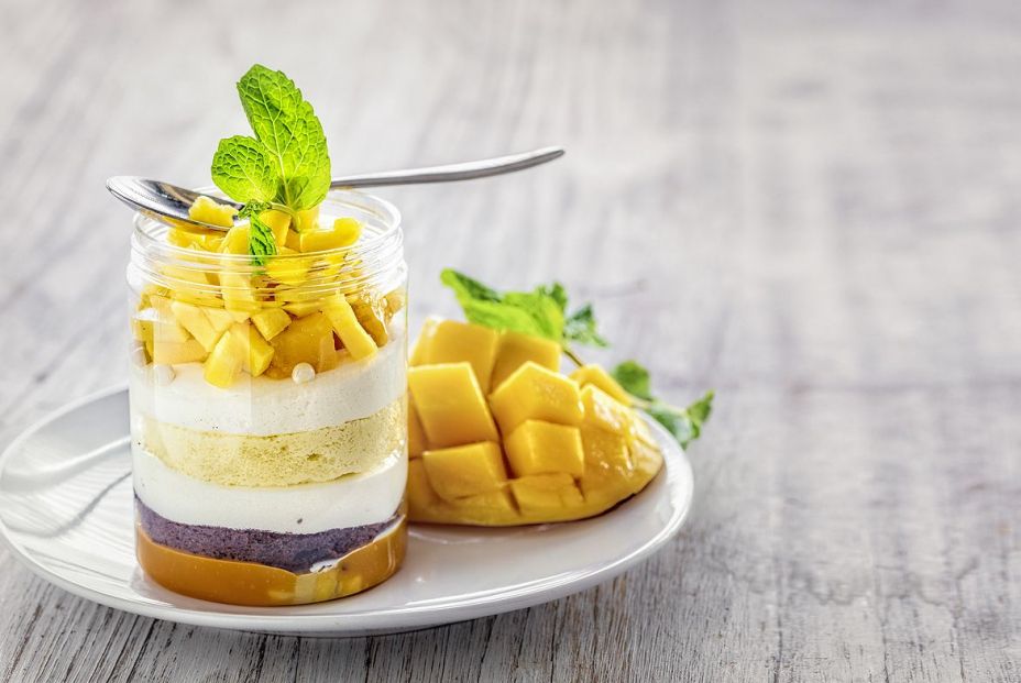 Postre en menos 20 minutos: cheesecake de mango