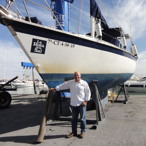 Francisco Vaño, el hombre de 68 años que cruzará el Atlántico en velero por tercera vez (Foto: cedida)