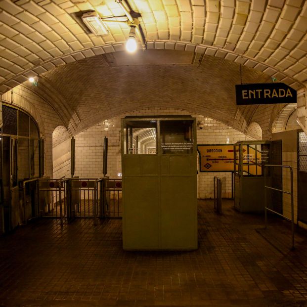 La historia detrás de la estación 'fantasma' de Chamberí, atrapada en el tiempo desde 1966. Foto: Europa Press