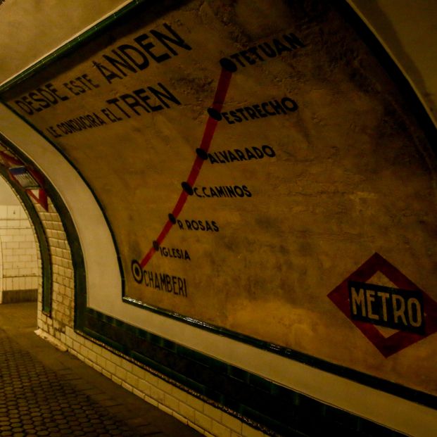 La historia detrás de la estación 'fantasma' de Chamberí, atrapada en el tiempo desde 1966. Foto: Europa Press