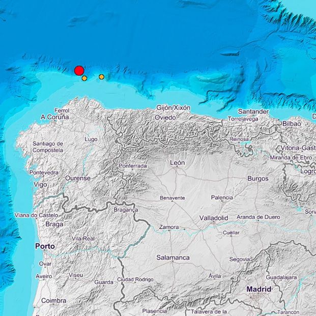 Un terremoto de magnitud 4,4 se siente en Galicia: "Se ha movido todo" Un terremoto de magnitud 4,4 se siente en Galicia: "Se ha movido todo"