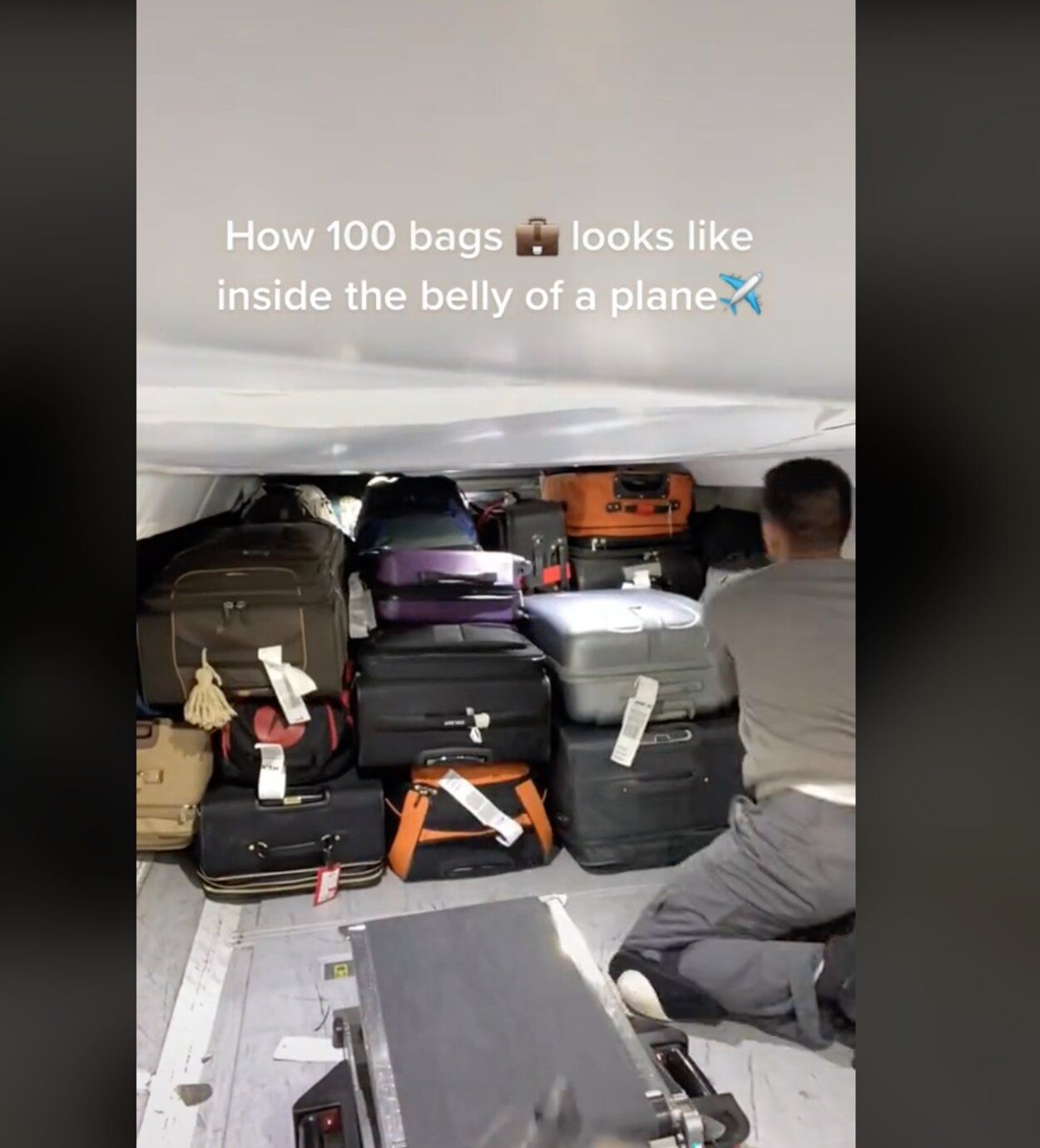 VÍDEO: Así se colocan las maletas en la bodega de los aviones