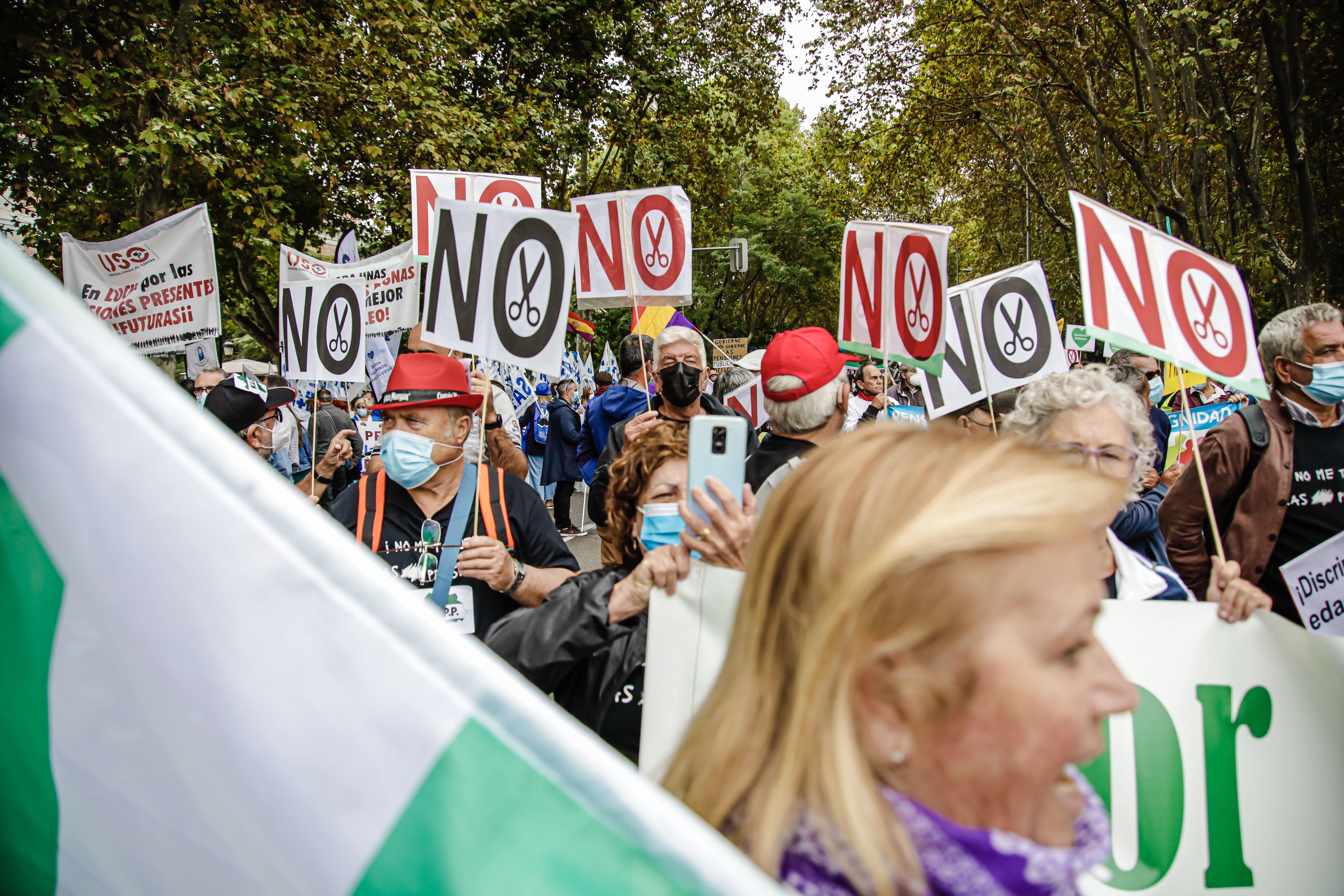 concentracion pensionistas recortes