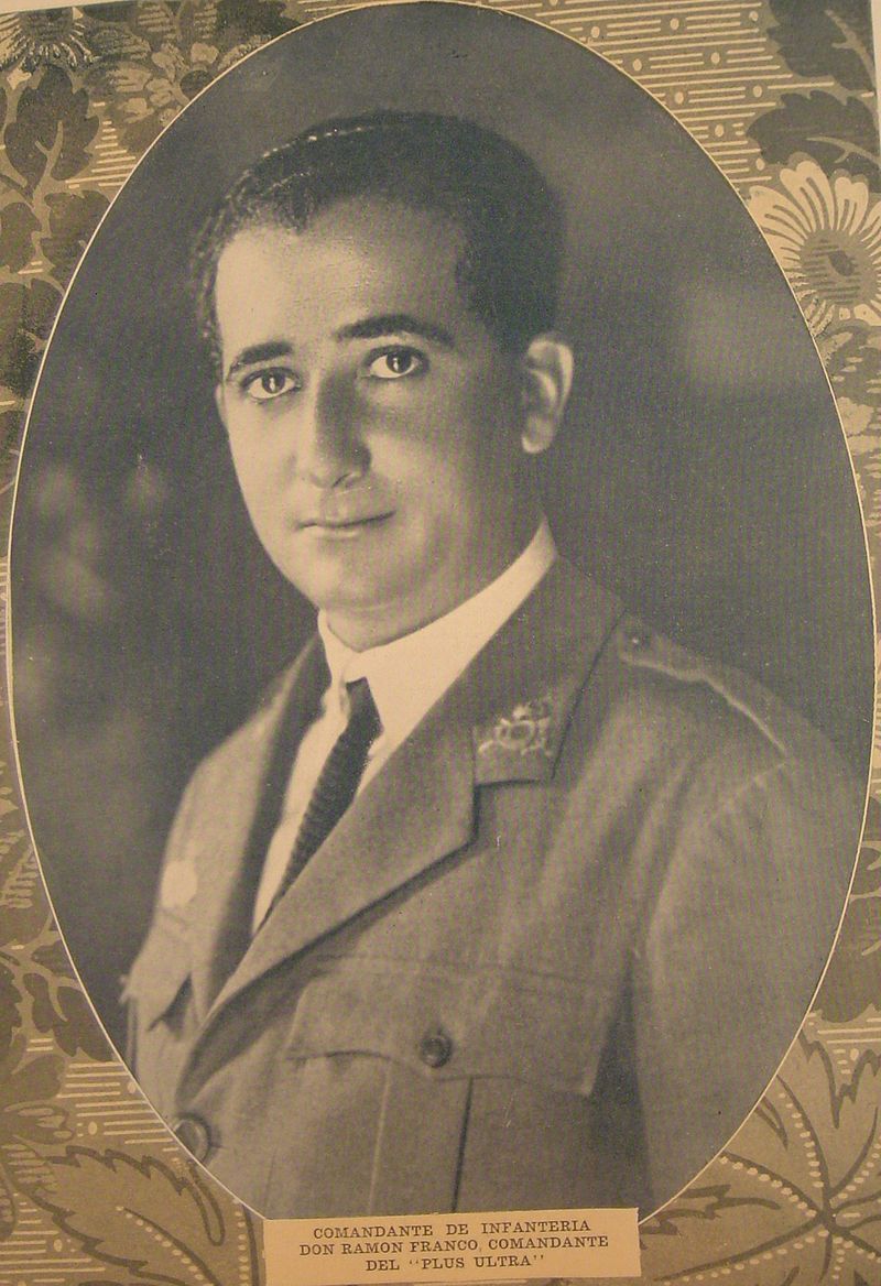 Ramón Franco en 1926. Foto: WIkipedia