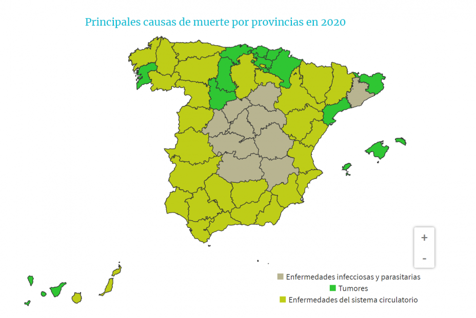 estadistica muertes provincias