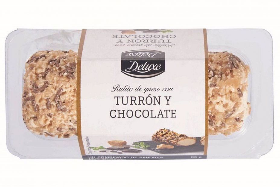 Rulo de Queso de Cabra con Turrón y Chocolate de Lidl