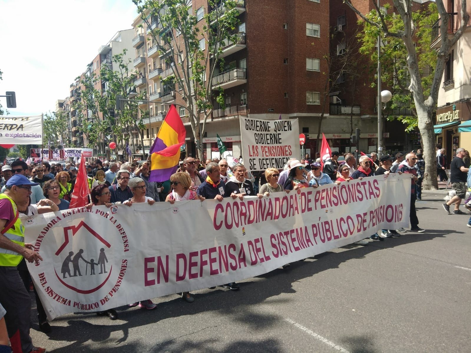Los pensionistas vuelven a manifestarse este sábado en toda España