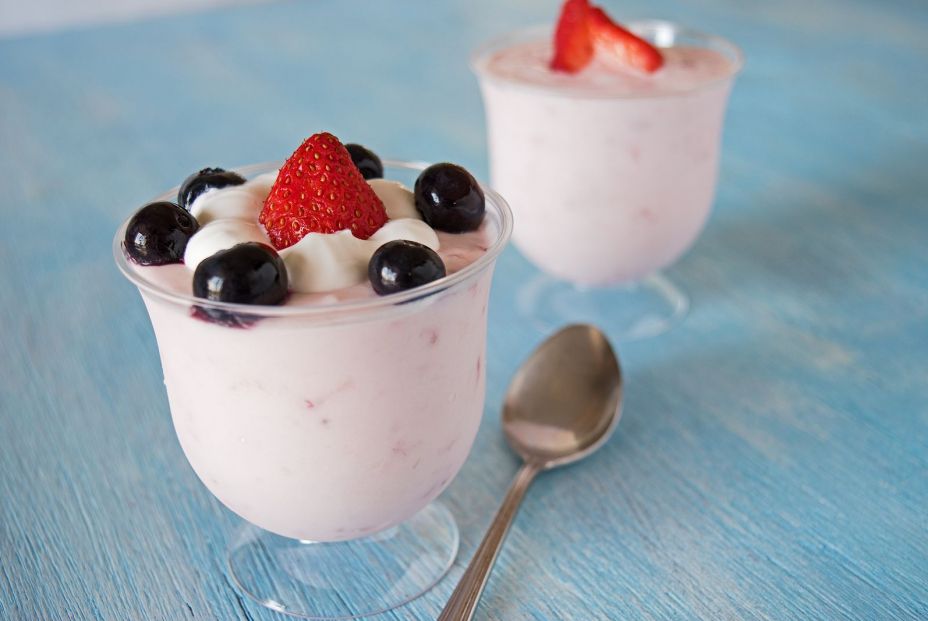 Prepara una rica bavarois con esta receta: bavarois de fresas