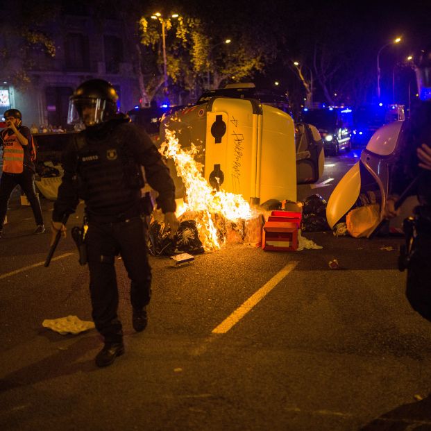Antidisturbios. Foto: Europa Press 