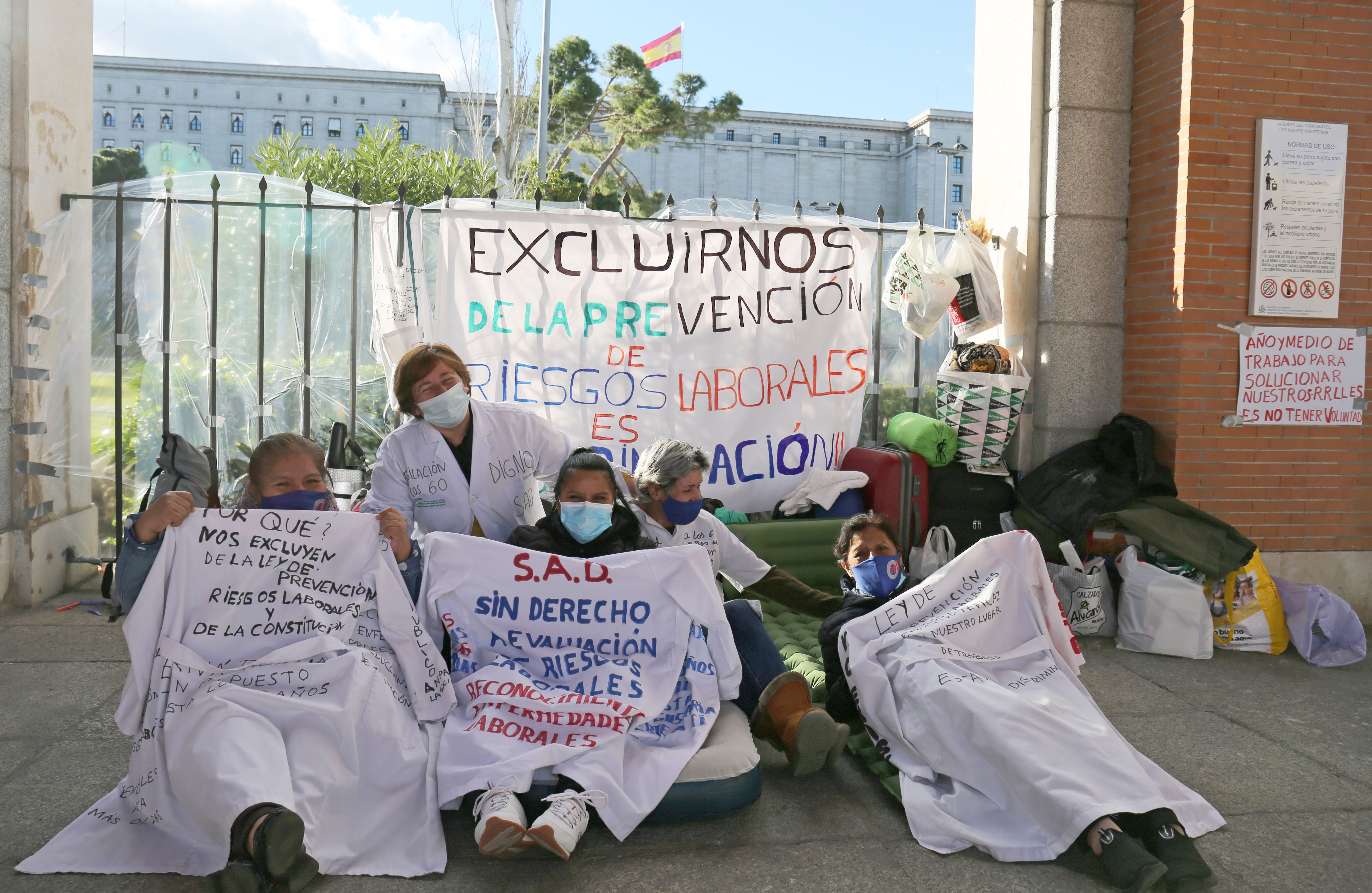 Las cuidadoras se manifestarán en Madrid tras más de dos semanas sin respuesta del Gobierno