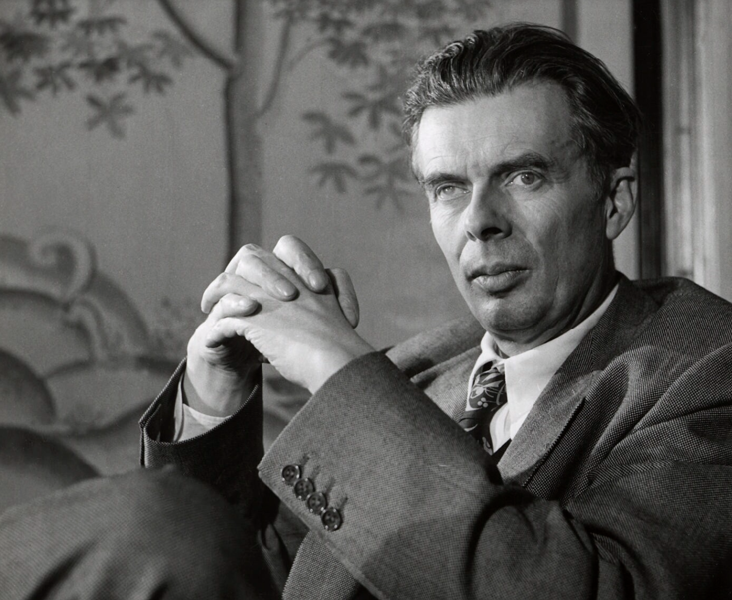 El 22 de noviembre de 1963 moría Aldous Huxley, el genial autor de 'Un mundo feliz'.  Foto: National Portrait Gallery de Londres