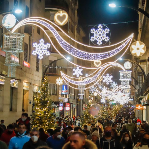 Estas son las ciudades con el mejor alumbrado navideño de España. Foto: Europa PRess