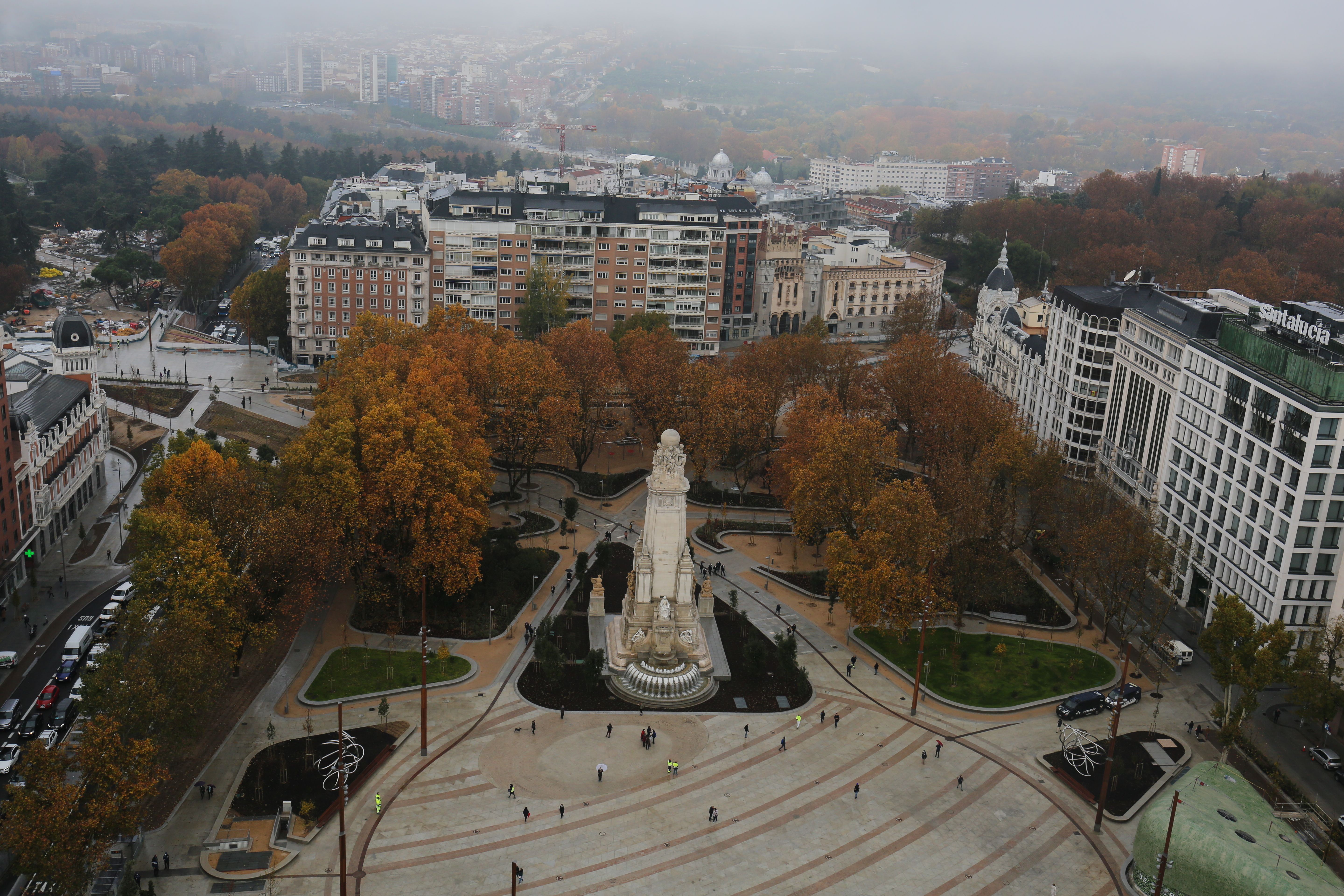 Fotogalería: así es la nueva Plaza de España de Madrid tras dos años de obras