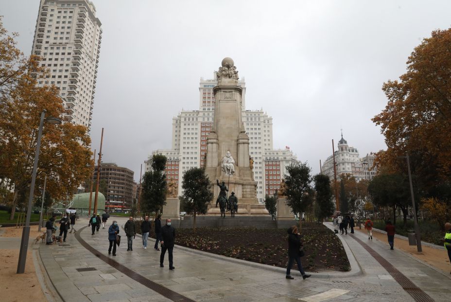 Fotogalería: así es la nueva Plaza de España de Madrid tras dos años de obras