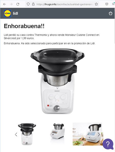 Ojo con esta súper oferta del robot de cocina de Lidl, es una estafa (Foto OSI)2