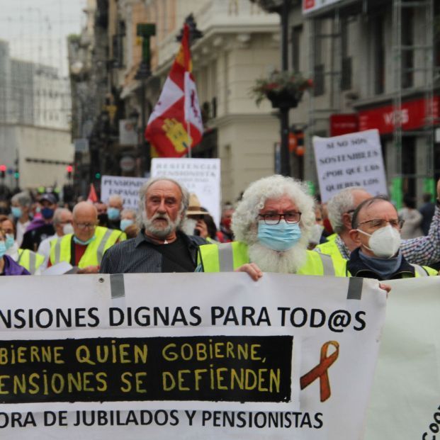 pensiones dignas manifestacion