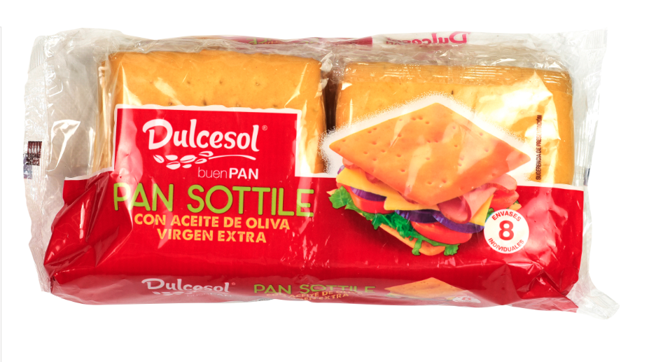 Dulcesol Pan Sottile - Con aceite de oliva virgen extra