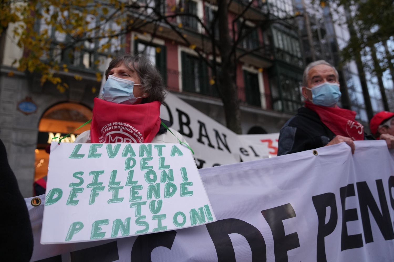 Los pensionistas estrenan diciembre con otra jornada de lucha en la calle contra la reforma Escrivá