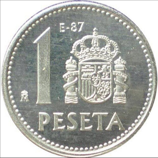 Peseta 1987 E 87