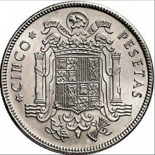 5 Pesetas 1949