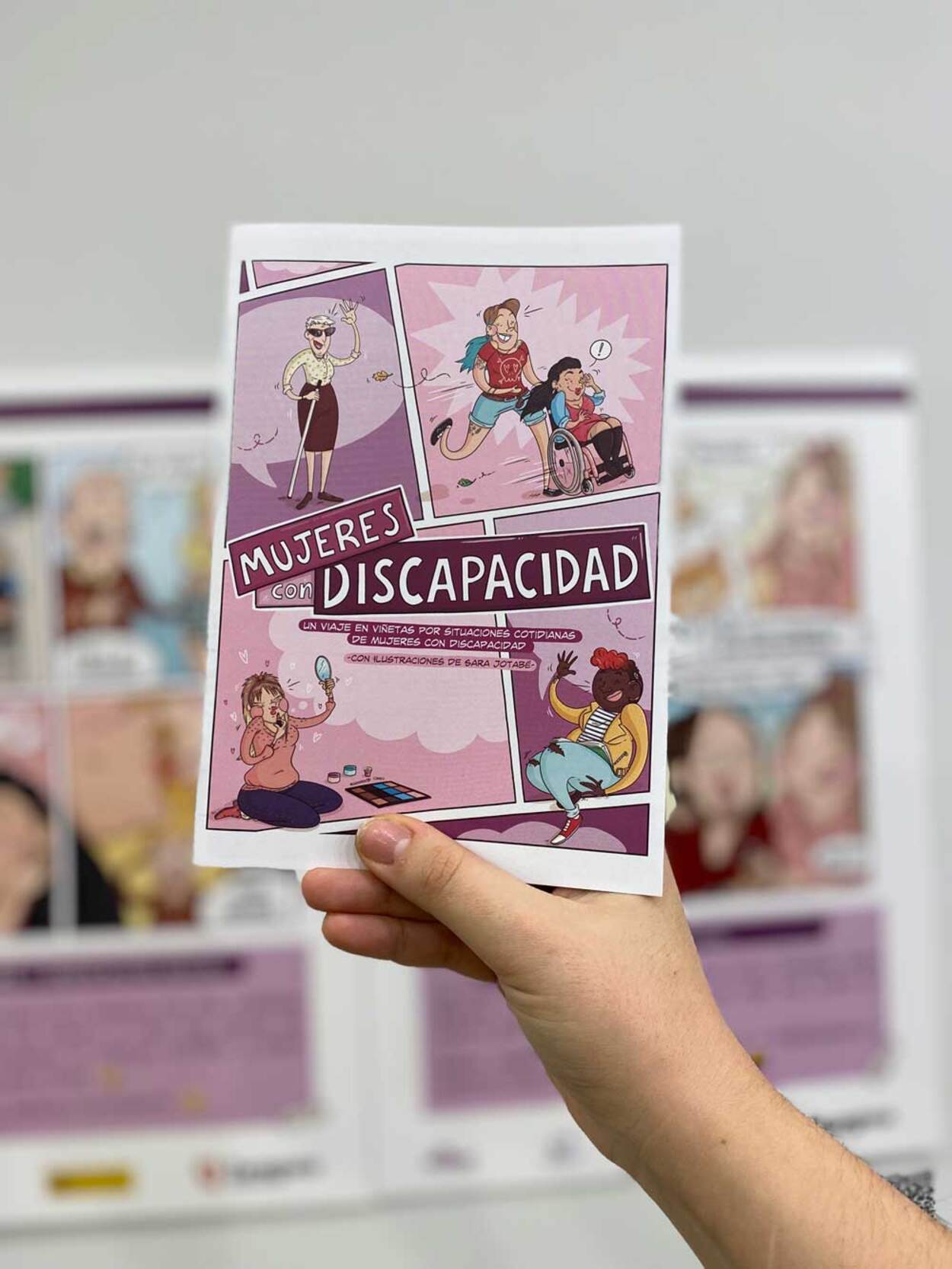 Viñetas que reivindican los derechos de las mujeres con discapacidad