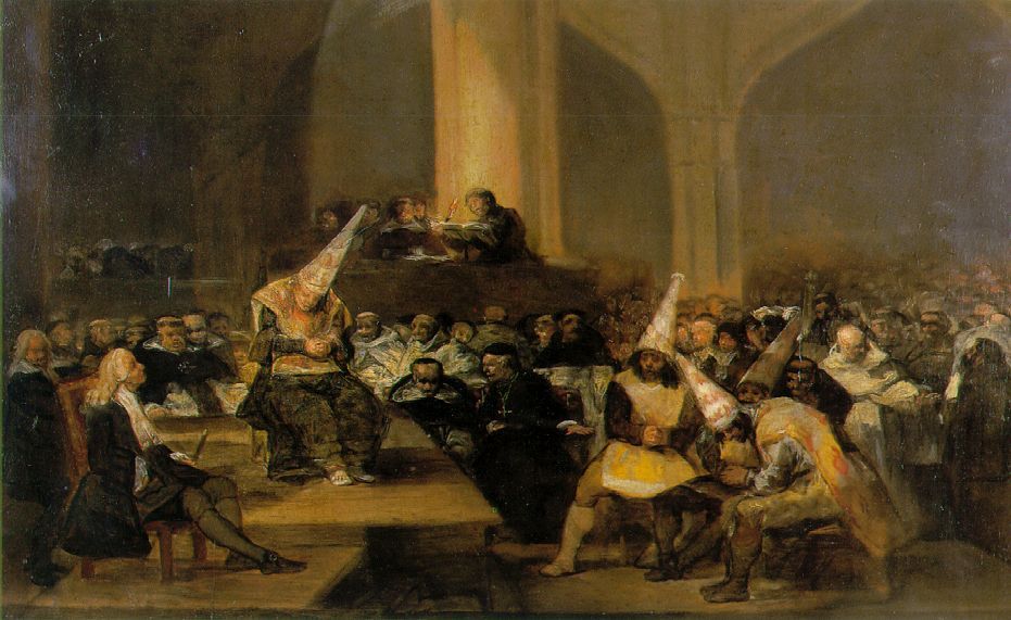 La Sainte Inquisition, toile de Francisco de Goya.  Photo : Wikipédia