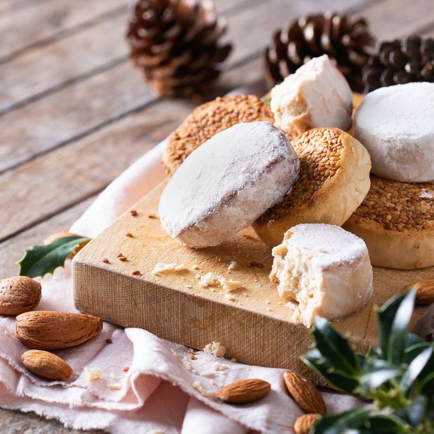 Polvorones caseros, una receta sencilla para hacer en casa estas Navidades Foto: bigstock
