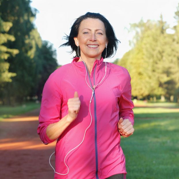 mujer corriendo