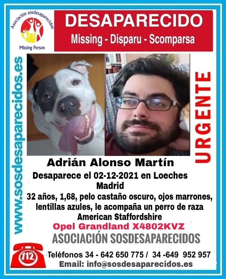 Buscan a Adrián, desaparecido: un bar de copas, un compañero de trabajo y un recorrido extraño