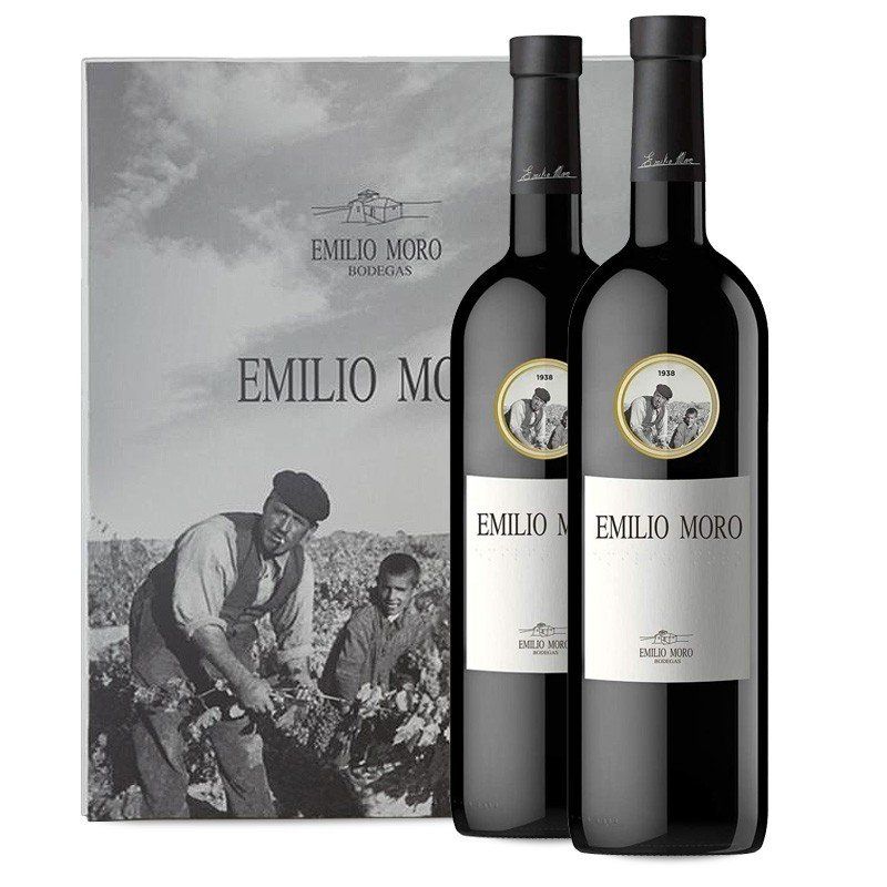 2 botellas emilio moro estuchadas