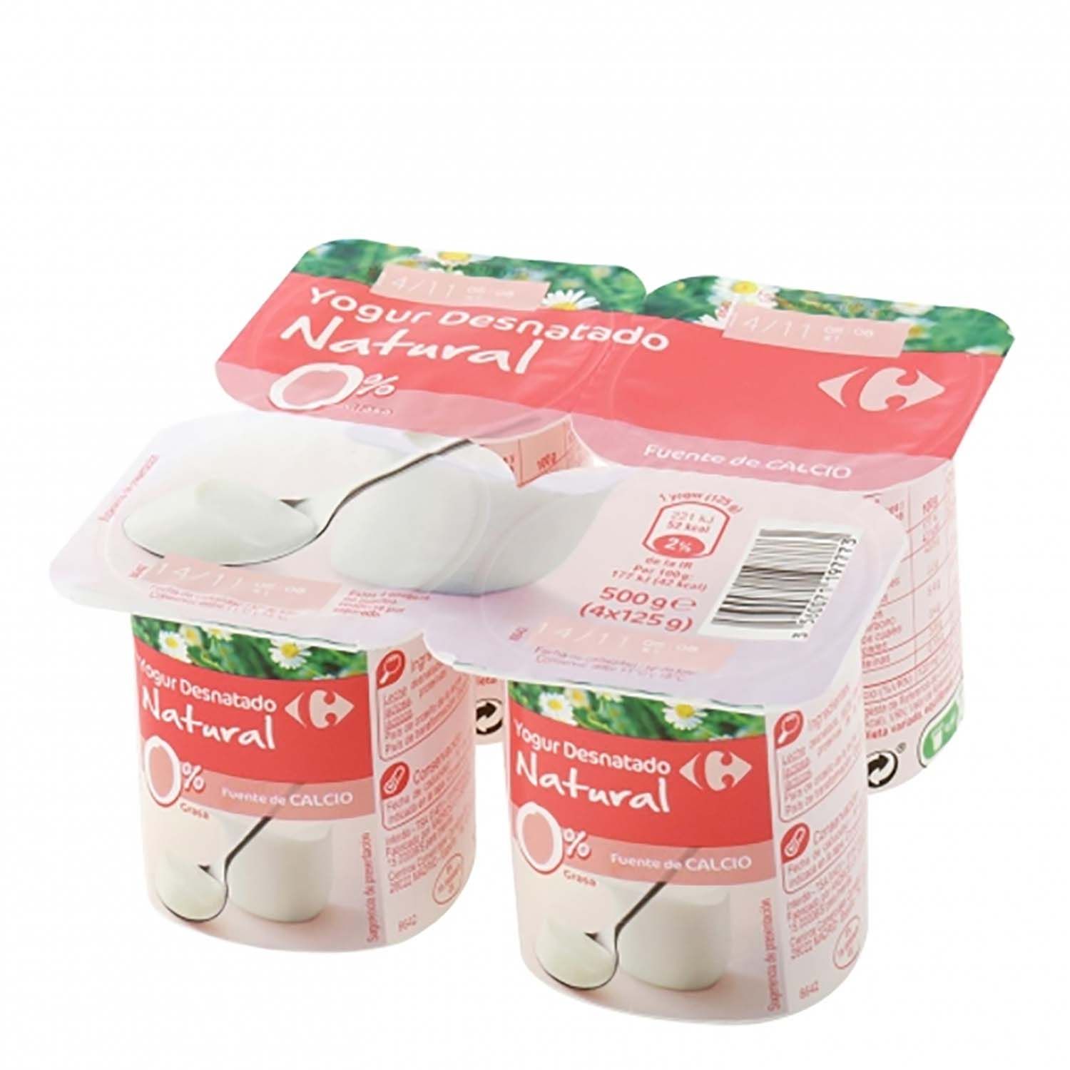 Los yogures de Carrefour cambian la fecha de caducidad por la de 'consumo preferente'