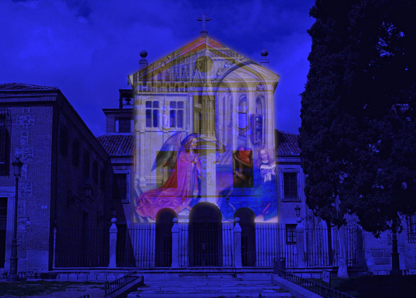 Las fachadas de las iglesias madrileñas 'se llenan' de obras del Museo del Prado