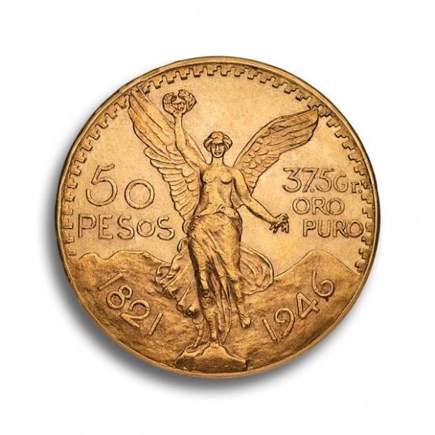 Las doce mejores monedas de oro para invertir un pellizco de la Lotería 50 pesos mexicanos