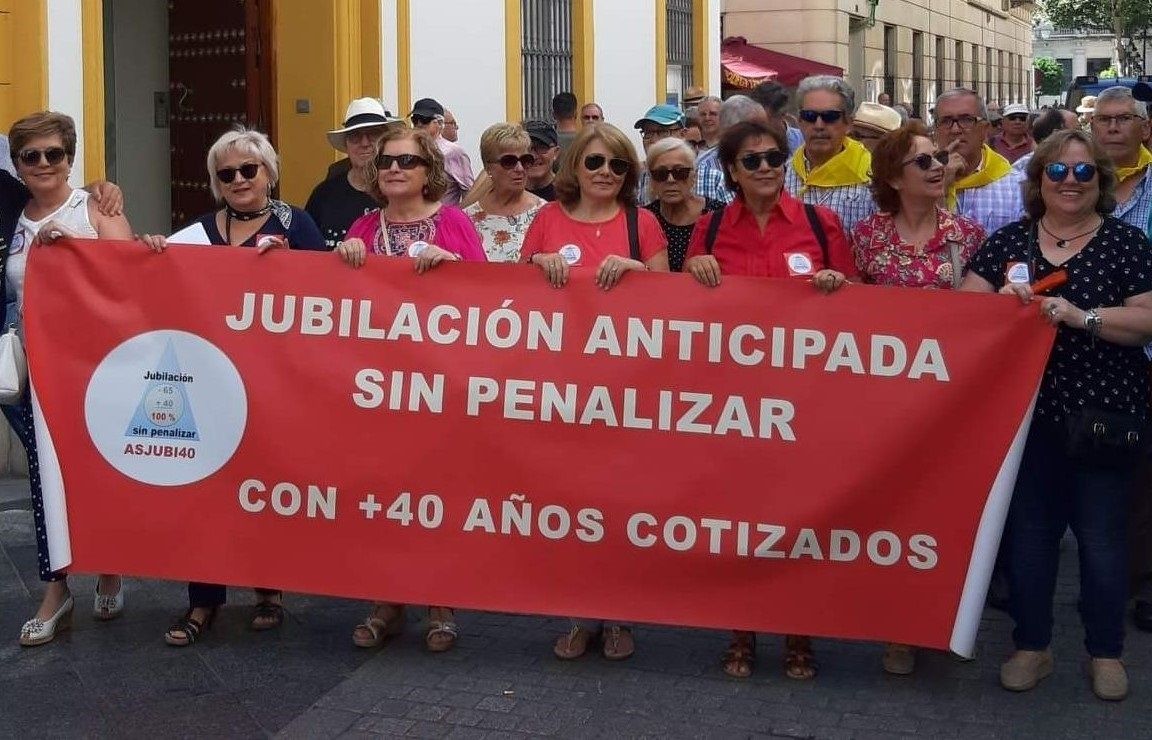 Castigado con una penalización del 24% con 44 años cotizados