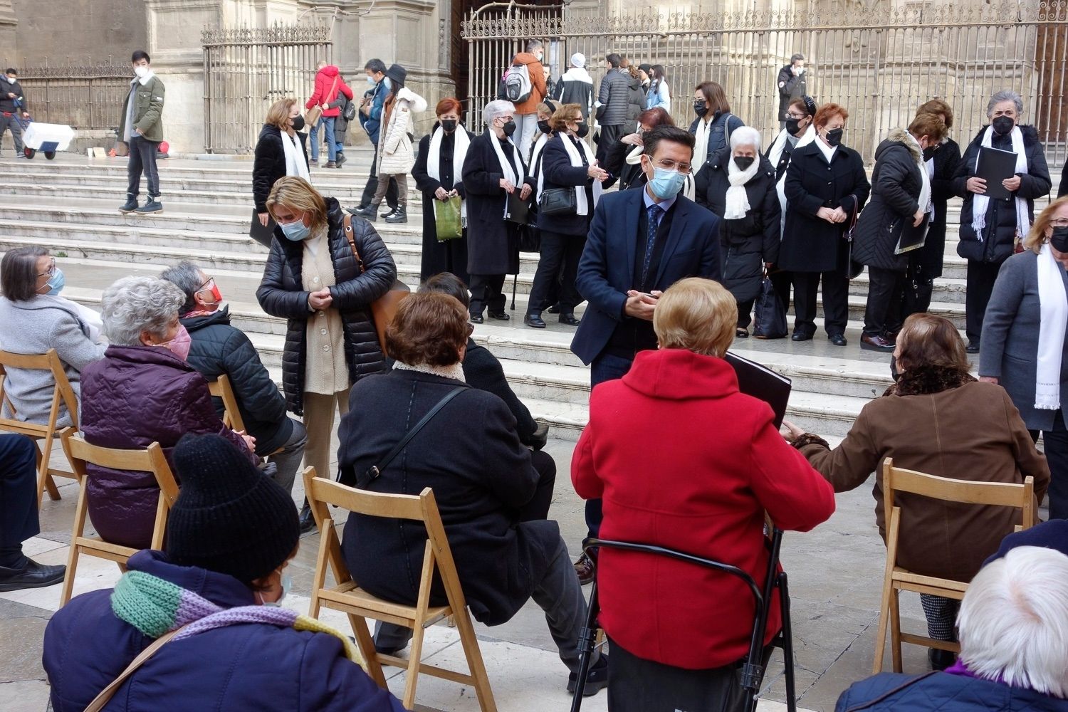 Más de 600 mayores llenan las principales plazas de Granada con villancicos. Foto: Europa Press