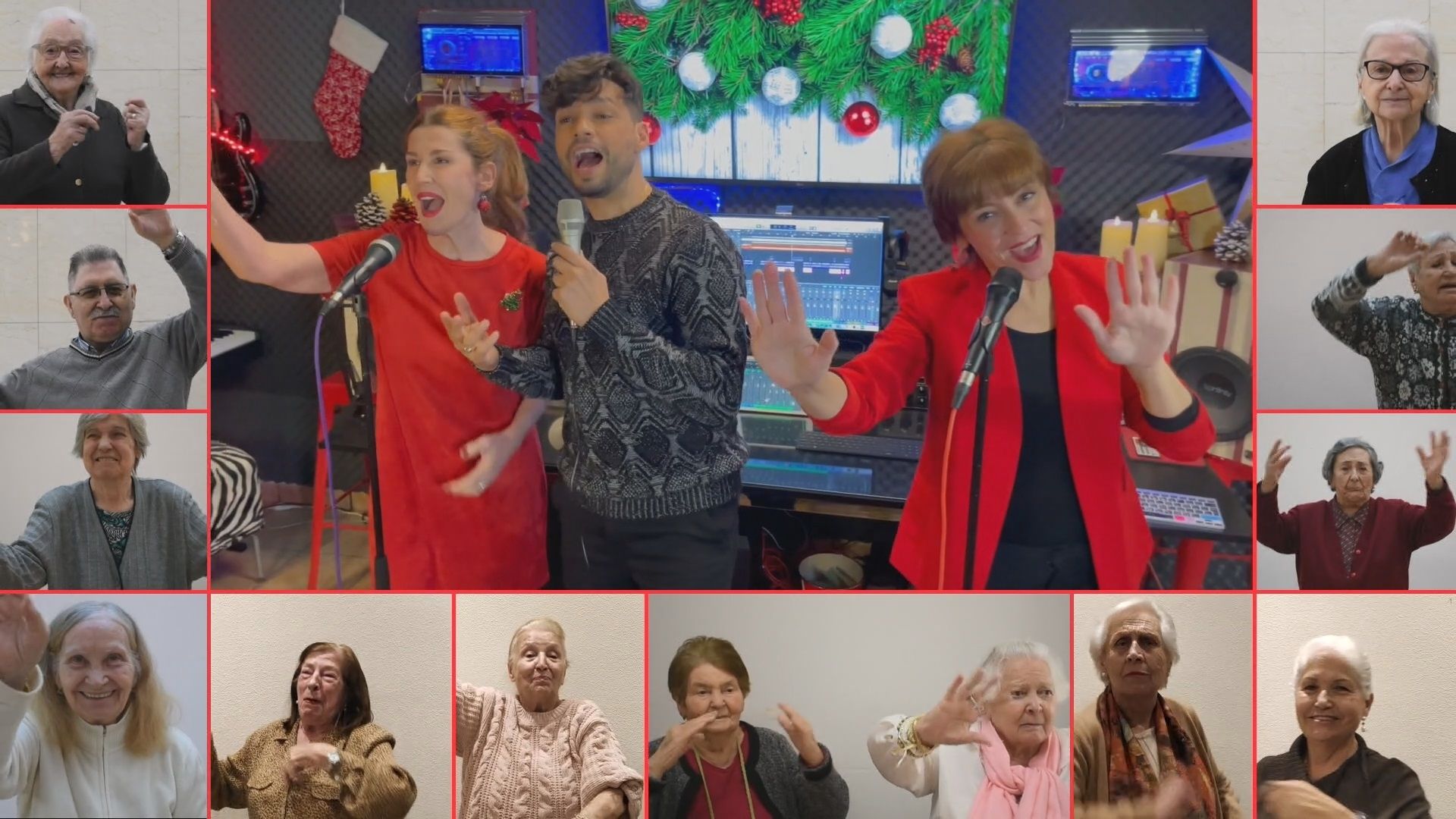 Escucha 'En Navidad', el villancico que han grabado más de 280 mayores junto con actores y cantantes