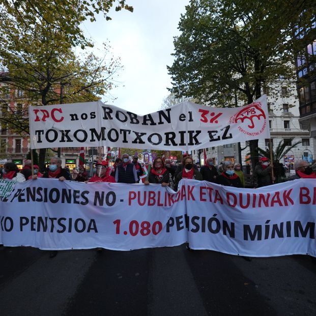 Movimiento de pensionistas invita a sumarse a sus movilizaciones del 15 de enero. Foto: Europa Press