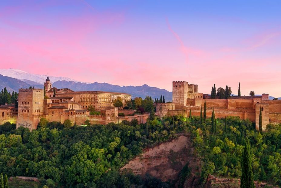 Los mejores atardeceres de España Alhambra (Bigstock)