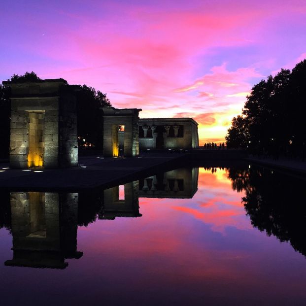 Los mejores atardeceres de España Templo de Debod (Bigstock)