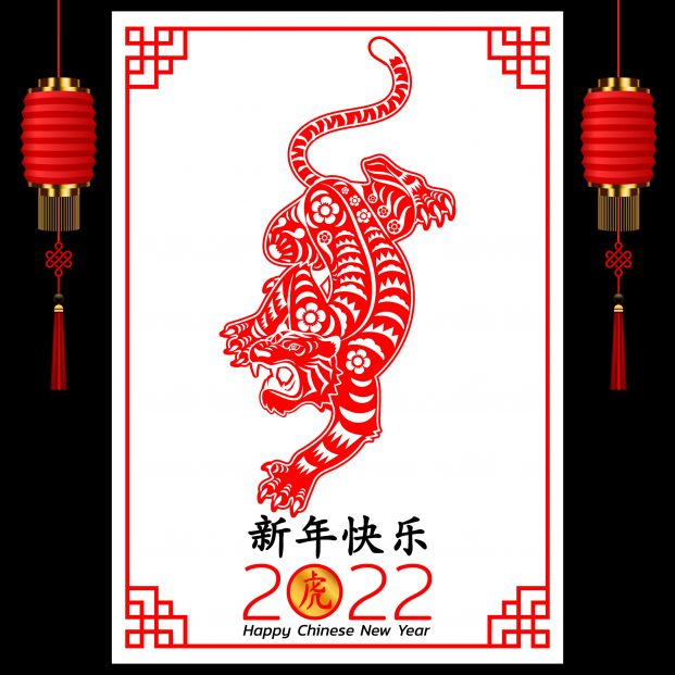 Año Nuevo Chino: el 2022 será el del Tigre. Foto: Bigstock