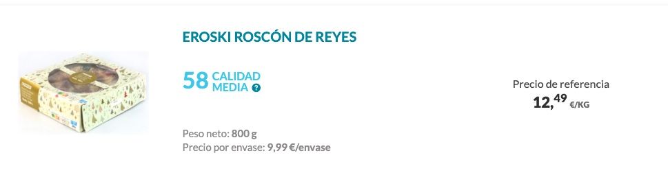 Roscón Eroski Roscón Eroski