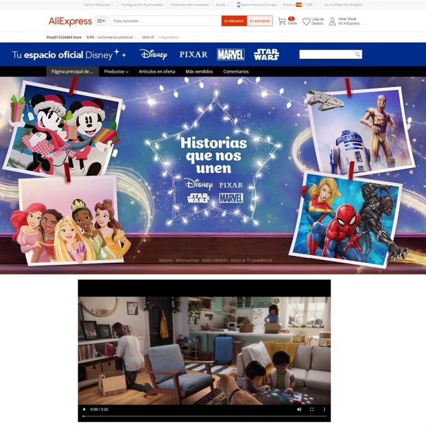 EuropaPress 4167252 tienda disney aliexpress EuropaPress 4167252 tienda disney aliexpress